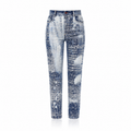 Dolce & Gabbana Foiled Washed Denim Jeans