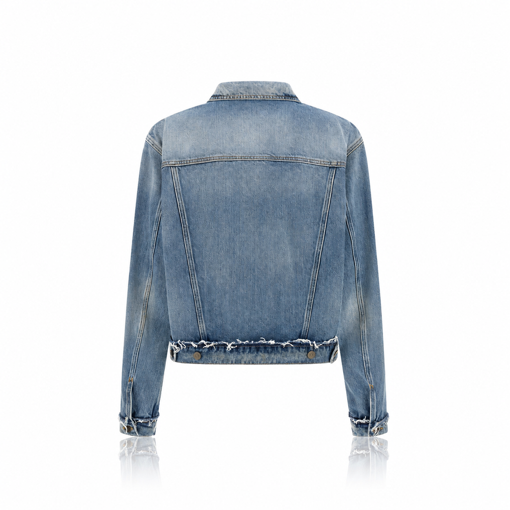 Maison Margiela Frayed-Edge Denim Jacket