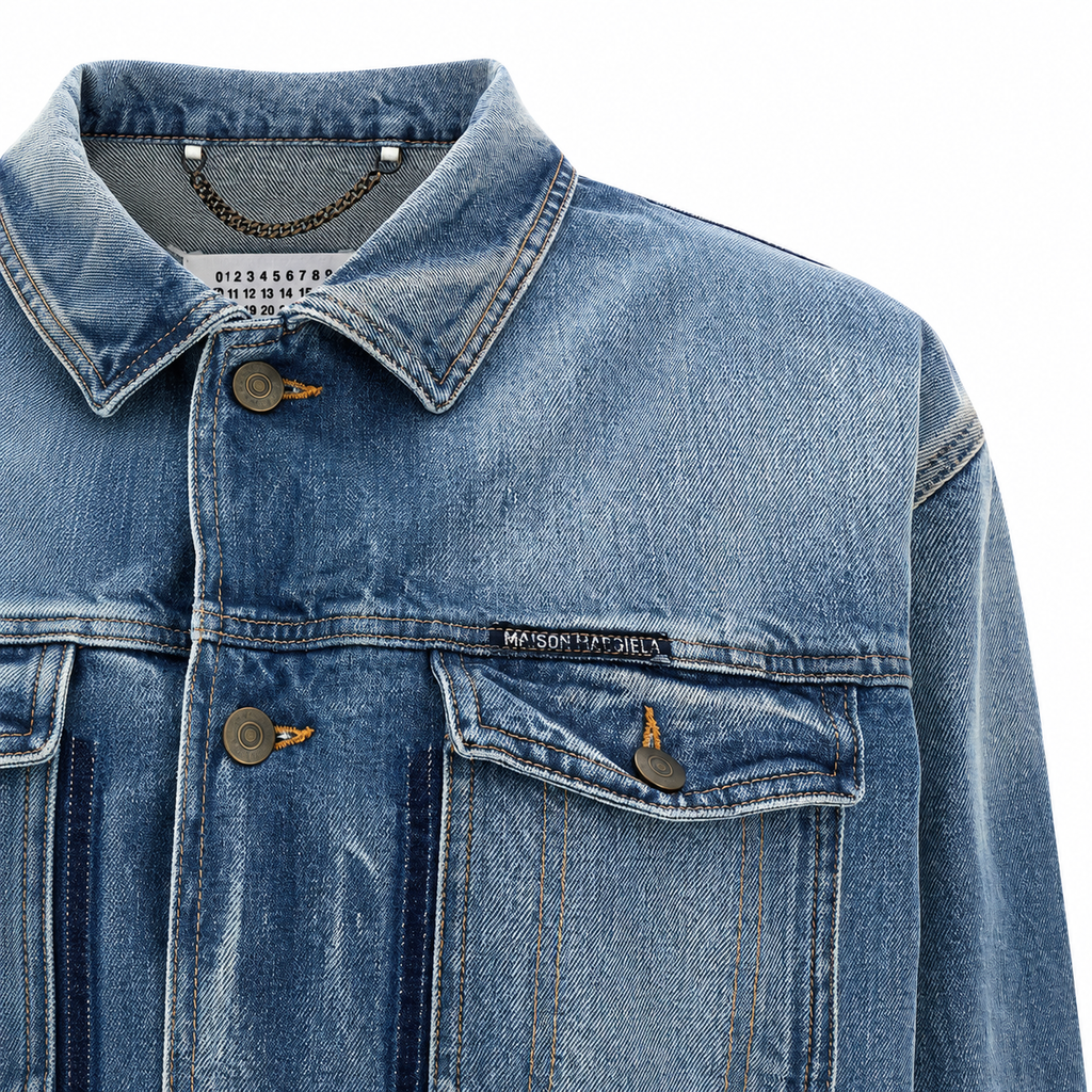 Maison Margiela Frayed-Edge Denim Jacket