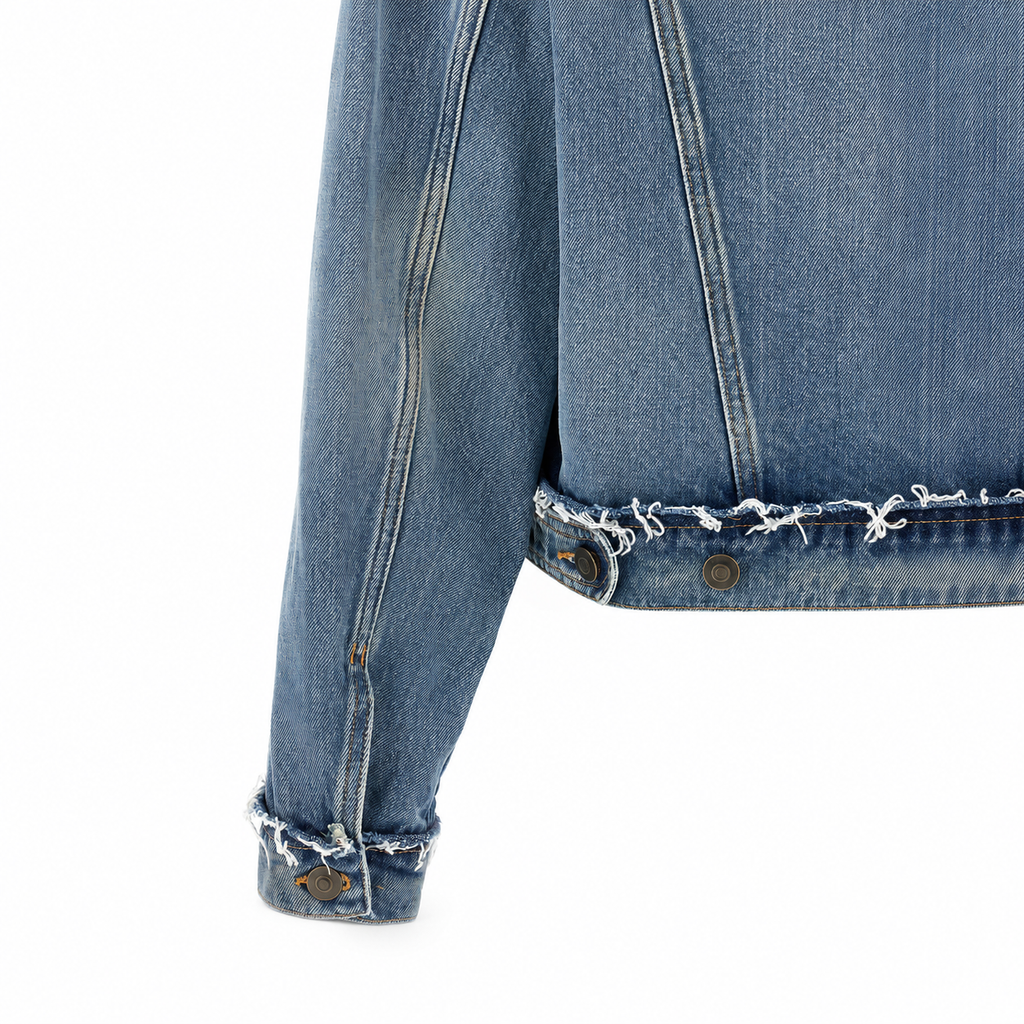 Maison Margiela Frayed-Edge Denim Jacket