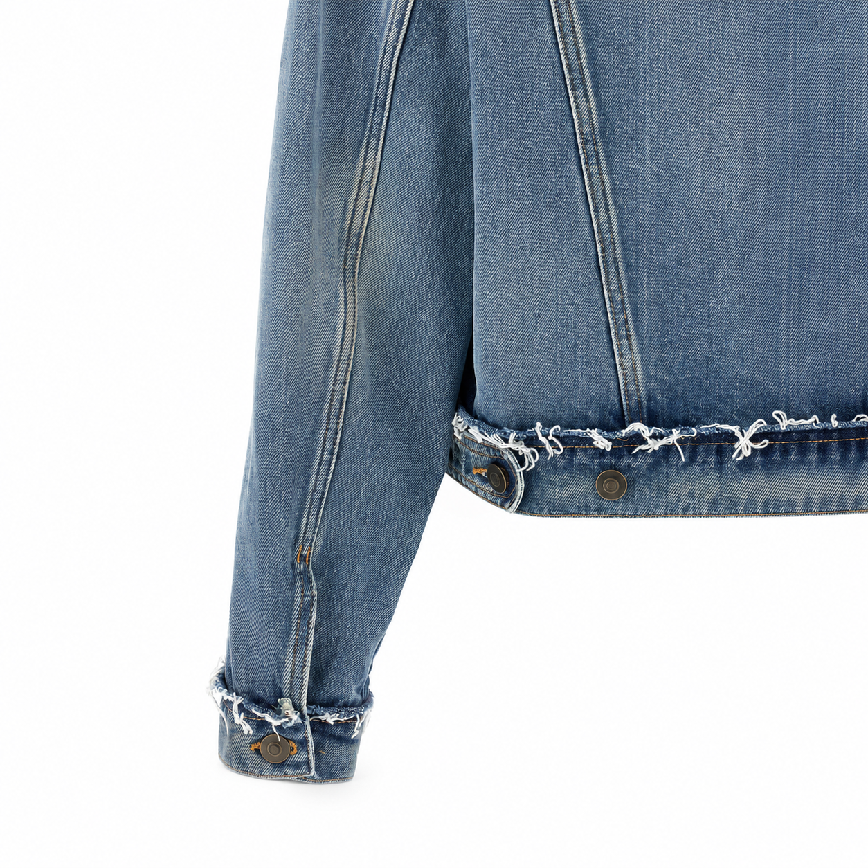 Maison Margiela Frayed-Edge Denim Jacket
