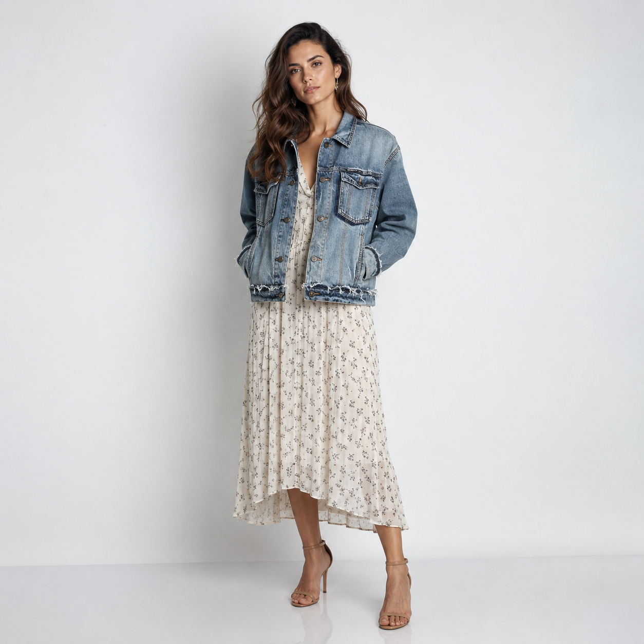 Maison Margiela Frayed-Edge Denim Jacket