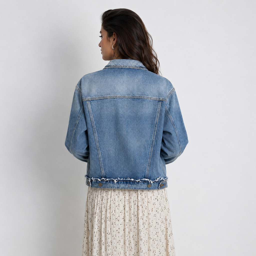 Maison Margiela Frayed-Edge Denim Jacket