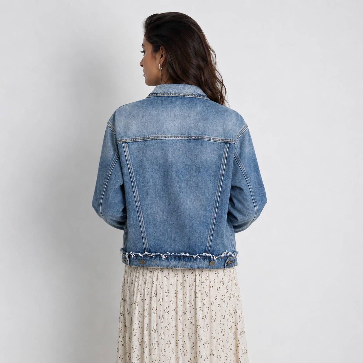 Maison Margiela Frayed-Edge Denim Jacket