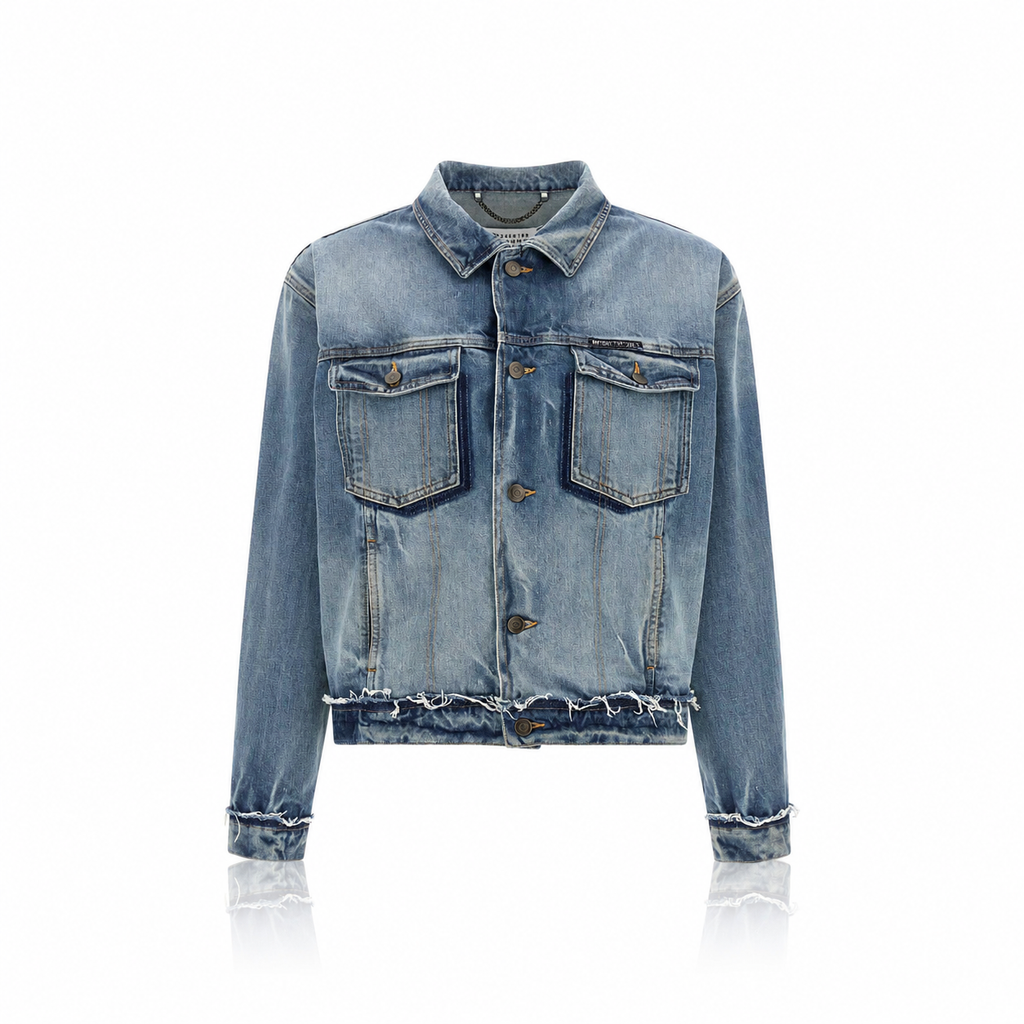 Maison Margiela Frayed-Edge Denim Jacket