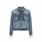 Maison Margiela Frayed-Edge Denim Jacket