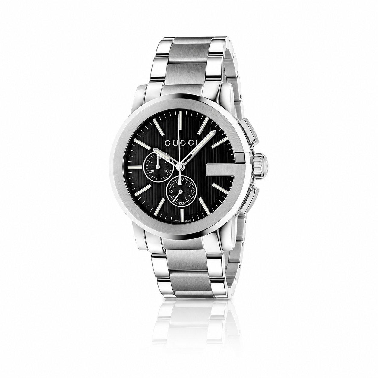 Gucci G-Chrono 44mm Stainless Steel Watch