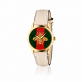 Gucci G-Timeless "Le Marché des Merveilles" Bee Leather Watch (YA1264128)