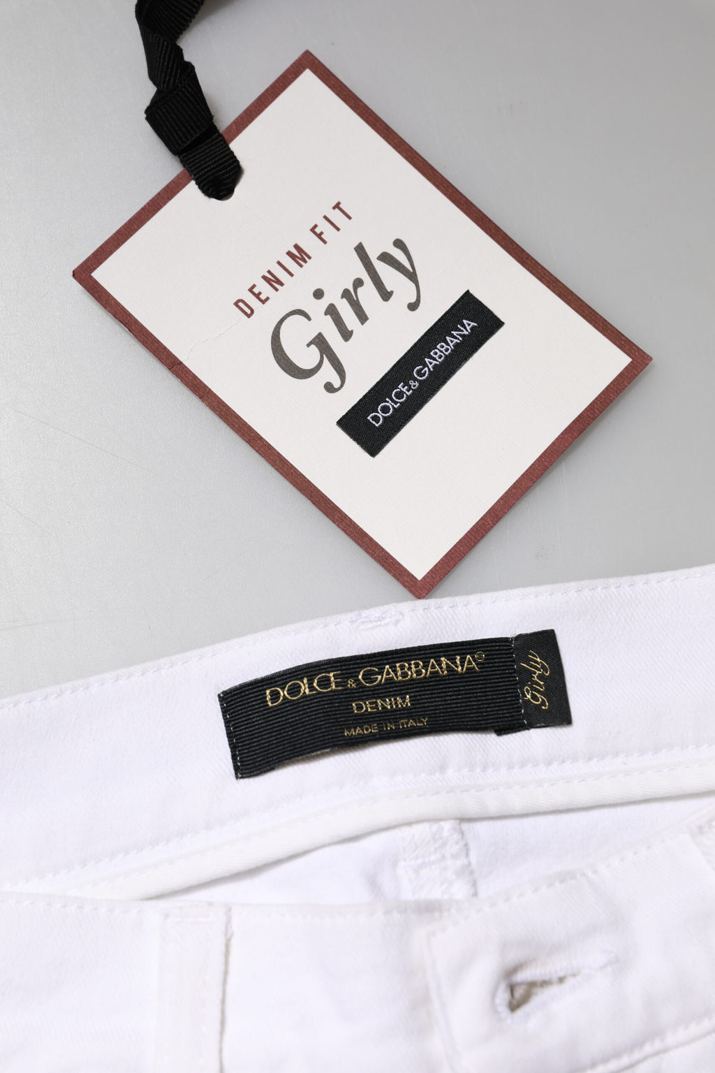 Dolce & Gabbana GIRLY Floral Denim Jeans