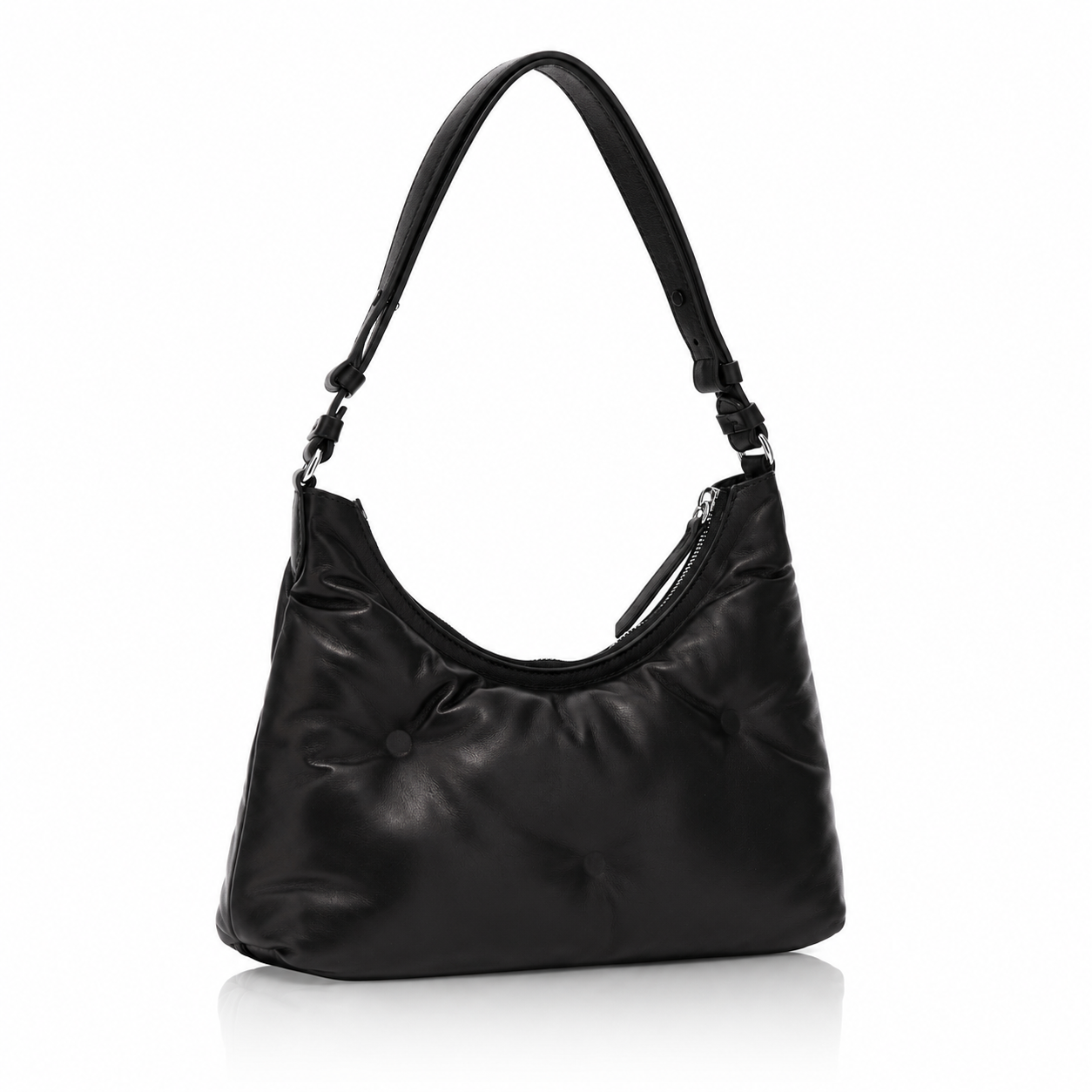 Maison Margiela Black Glam Slam Hobo Bag