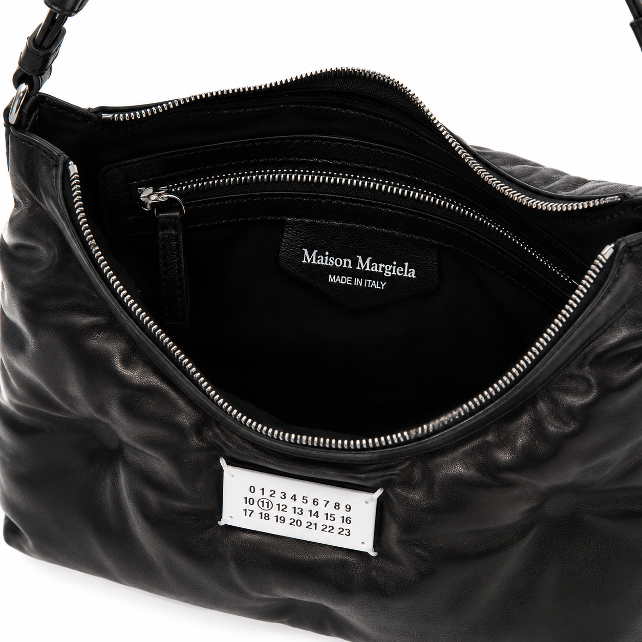 Maison Margiela Black Glam Slam Hobo Bag
