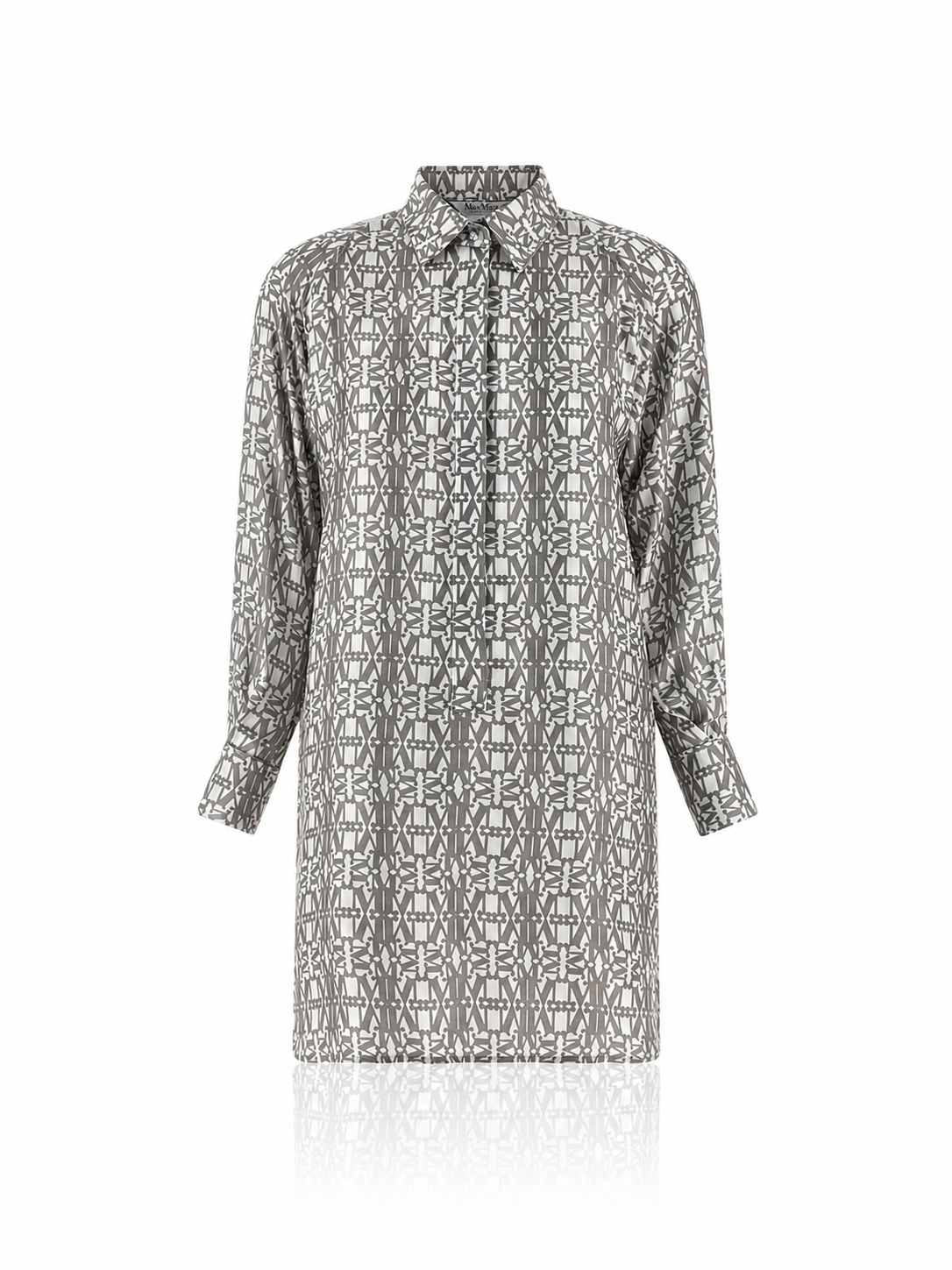 Max Mara Grembo Silk Short Shirt Dress