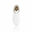 Alexander McQueen Grey Suede Tab Sneakers
