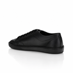 Saint Laurent Black Leather Gym Sneakers