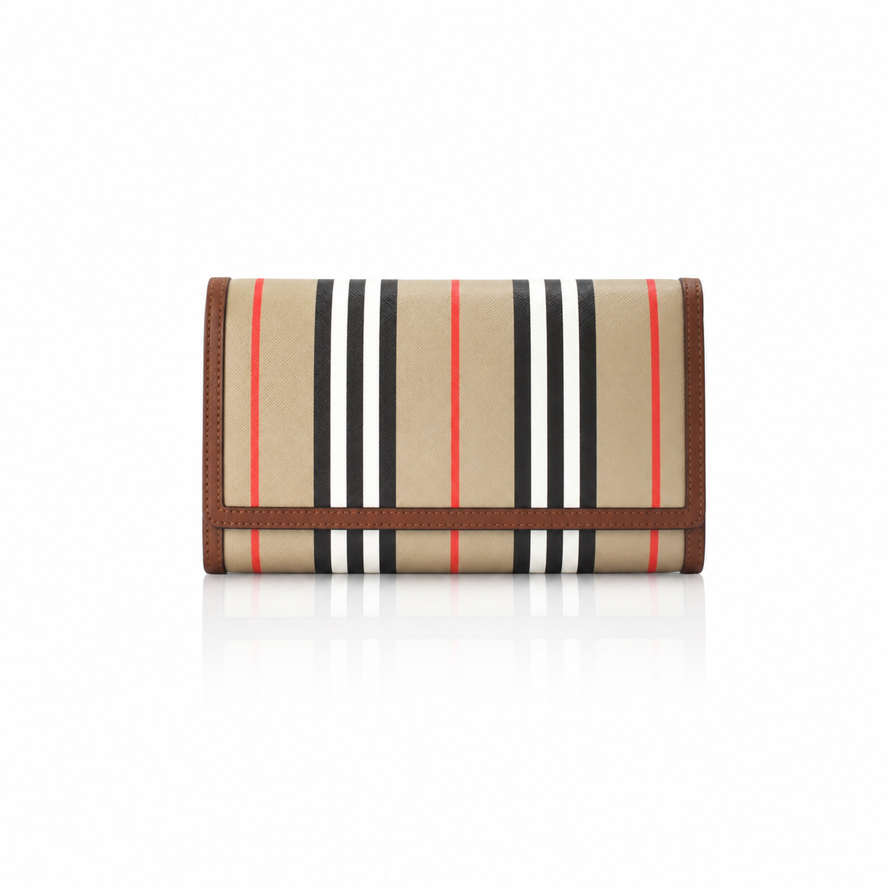 Burberry Hannah Icon Archive Striped Clutch