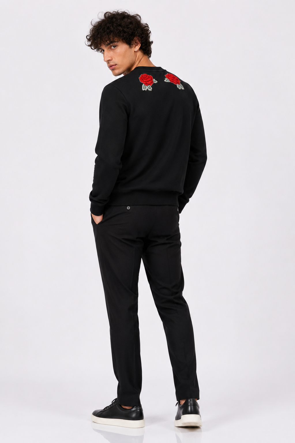 Dolce & Gabbana Hearts Roses Pistols Sweater