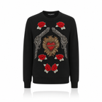 Dolce & Gabbana Hearts Roses Pistols Sweater
