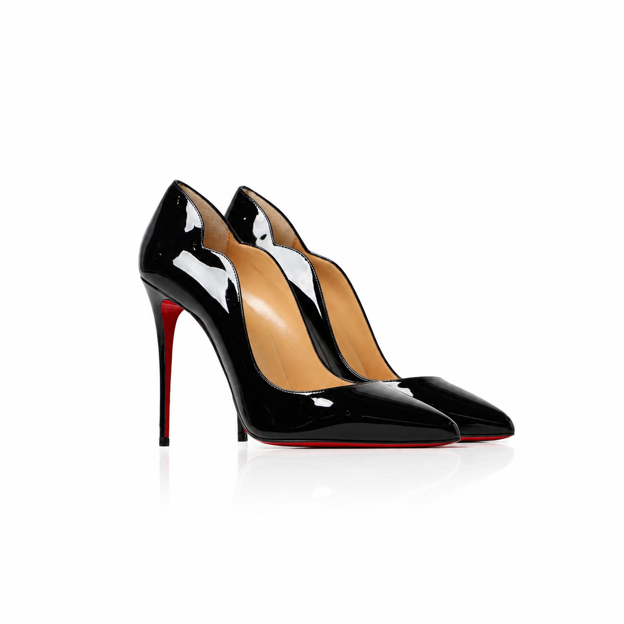 Christian Louboutin Hot Chick 100 Leather Pumps