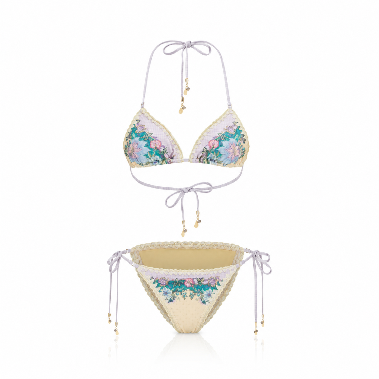 Zimmermann Indra Crochet Detail Bikini