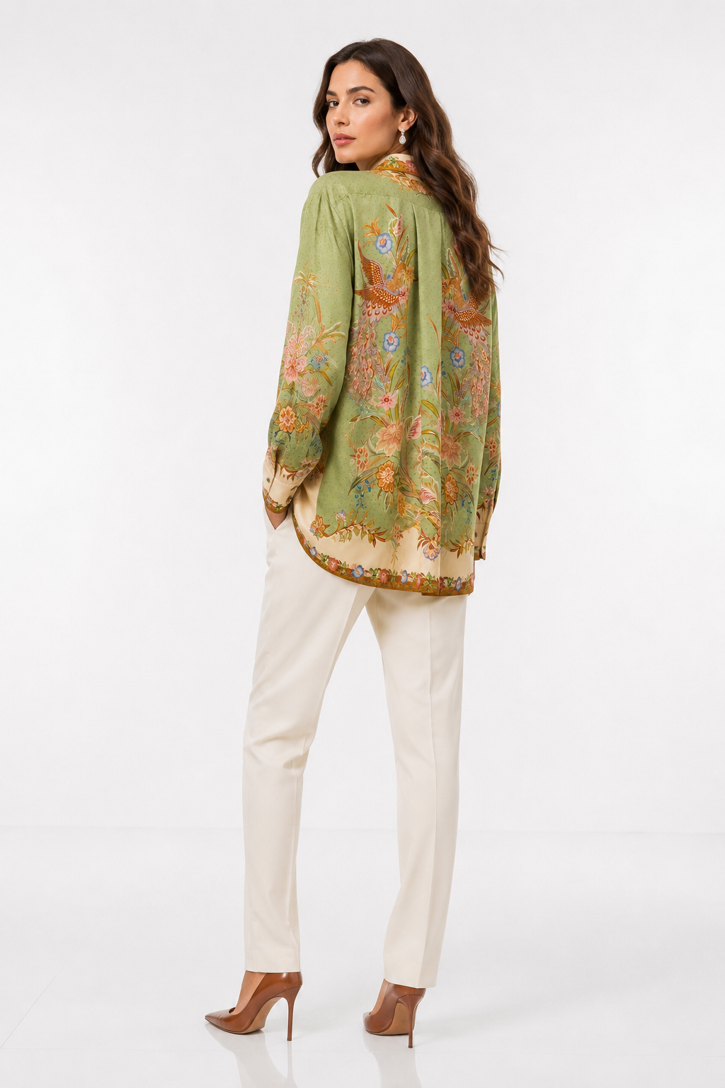 Zimmermann Indra Floral Silk Shirt
