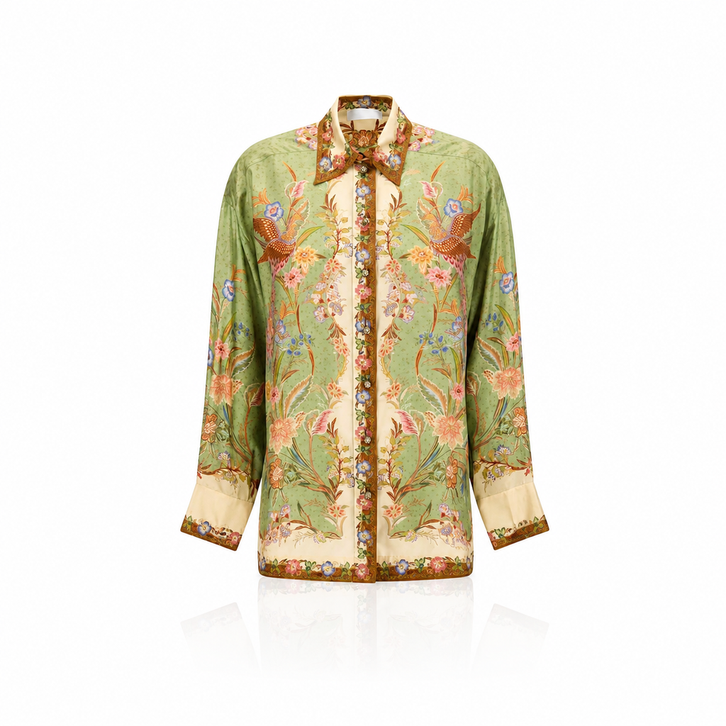 Zimmermann Indra Floral Silk Shirt
