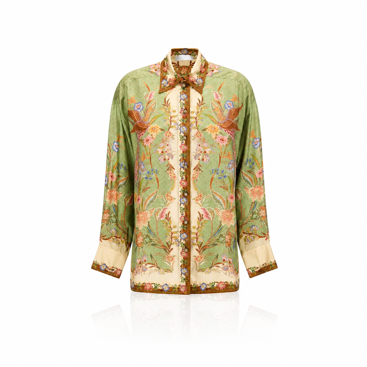 Zimmermann Indra Floral Silk Shirt