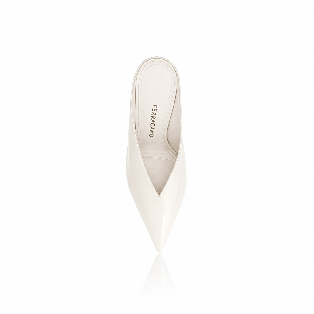 Ferragamo Itaca Mascarpone Leather Mules