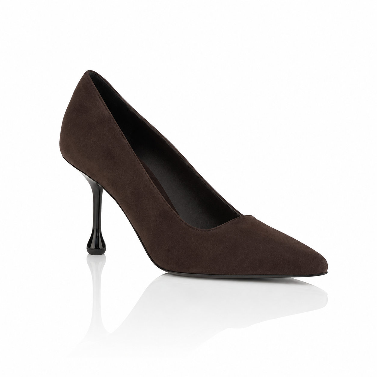 Jimmy Choo Ixia 80 Suede Pumps Chocolate