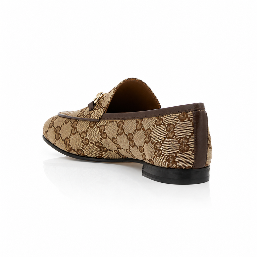 Gucci Jordaan GG Canvas Loafers