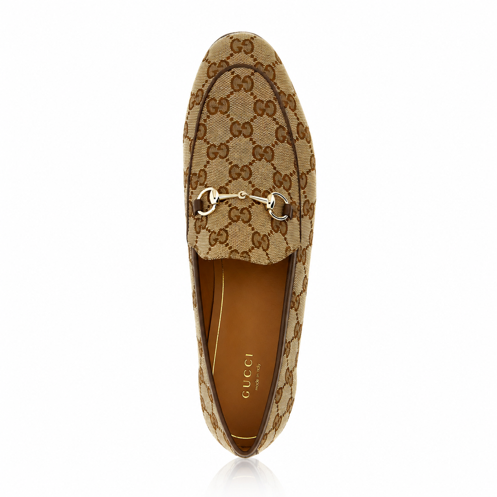 Gucci Jordaan GG Canvas Loafers