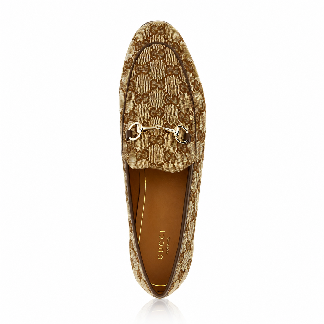 Gucci Jordaan GG Canvas Loafers