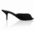 Dolce & Gabbana Keira Black Cordonetto Lace Heel Sandals