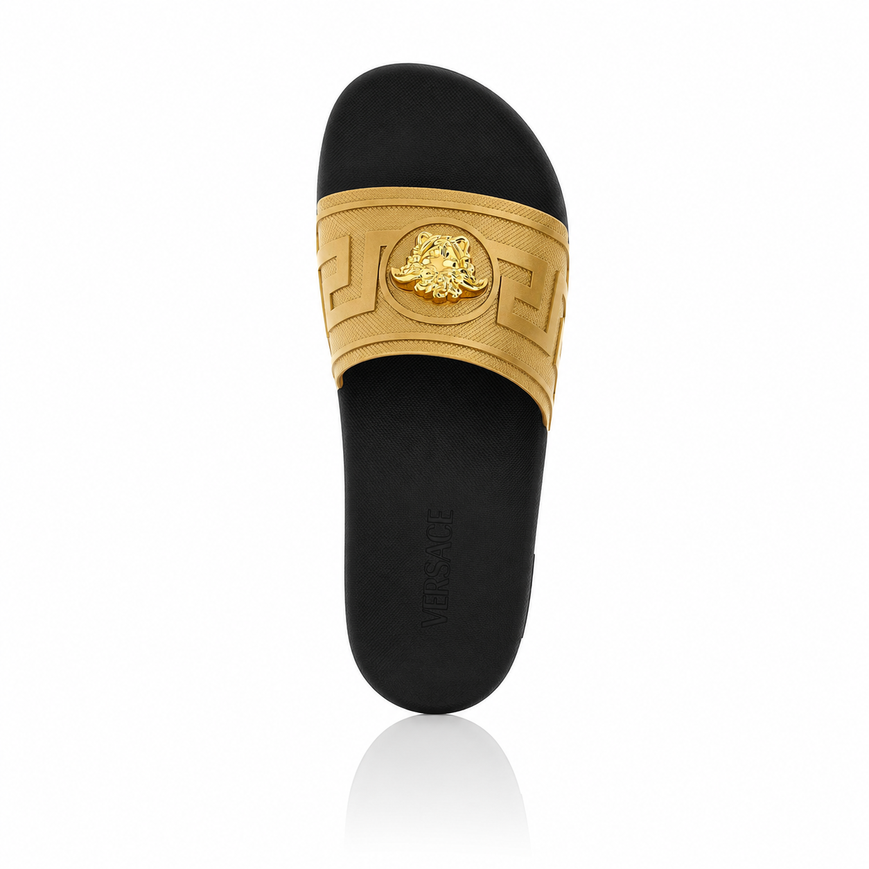 Versace La Medusa Gold Slides