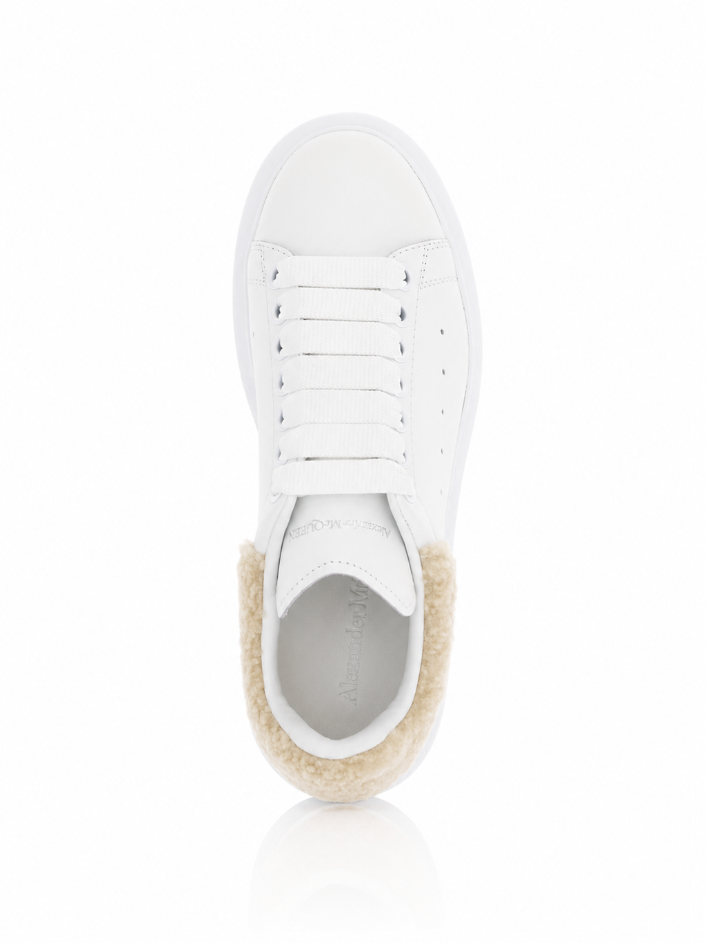 Alexander McQueen Larry Shearling Heel Sneakers