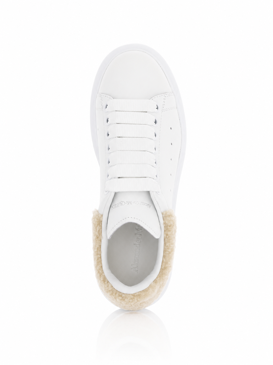 Alexander McQueen Larry Shearling Heel Sneakers