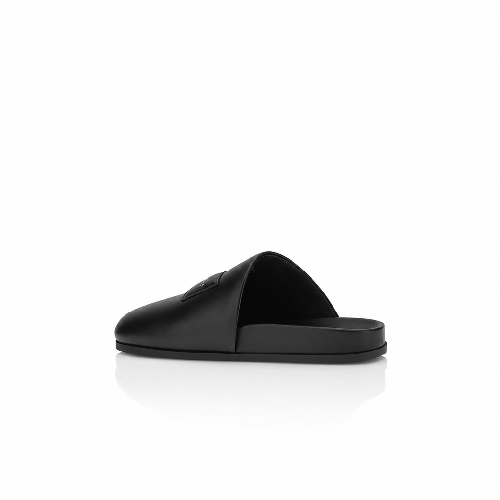 Givenchy Black Logo Patch Mules