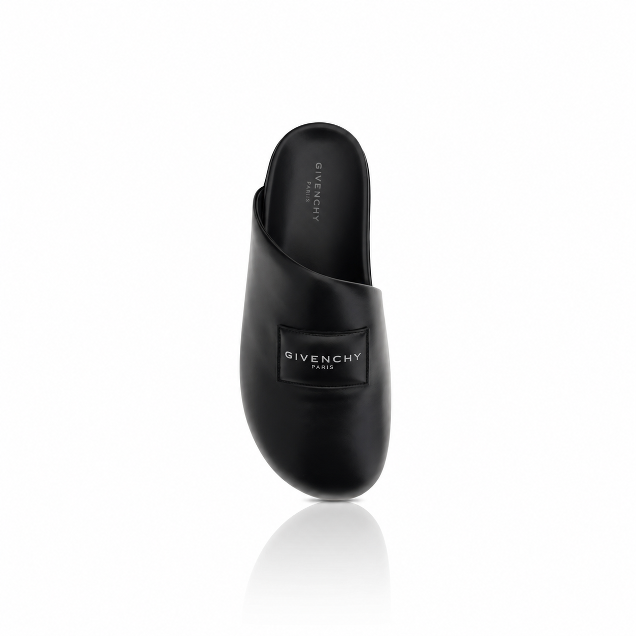 Givenchy Black Logo Patch Mules