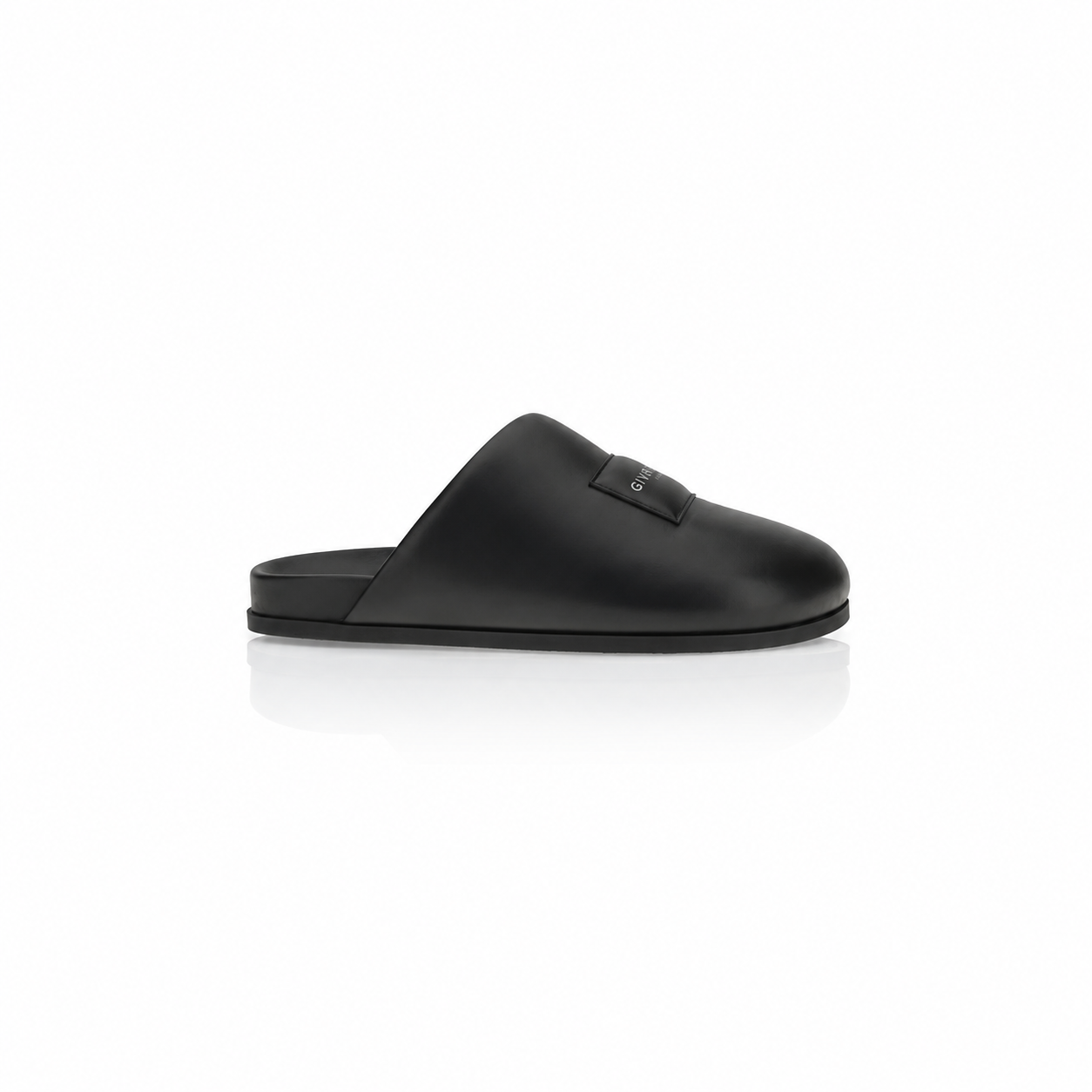 Givenchy Black Logo Patch Mules