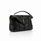 Saint Laurent LouLou Puffer Black Shoulder Bag