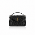 Saint Laurent LouLou Puffer Black Shoulder Bag