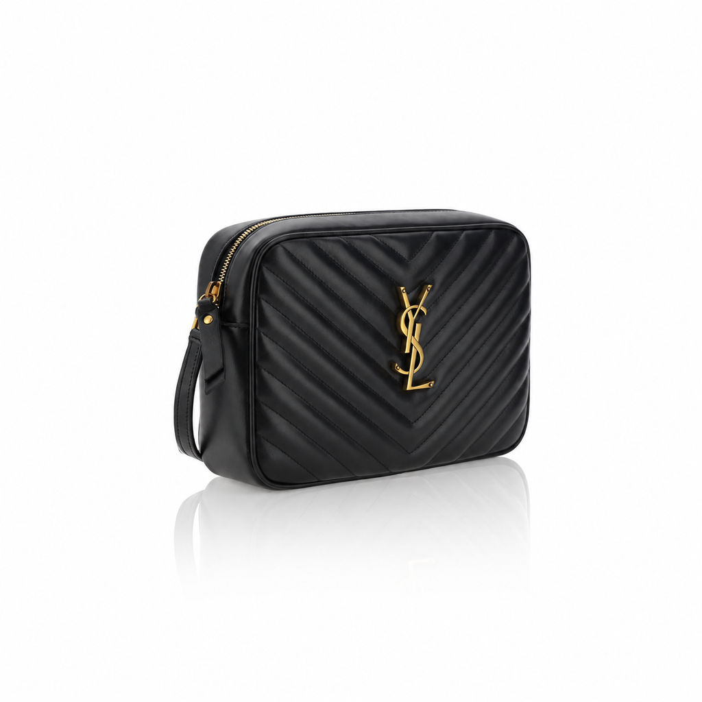 Saint Laurent Lou Quilted Leather Camera Bag