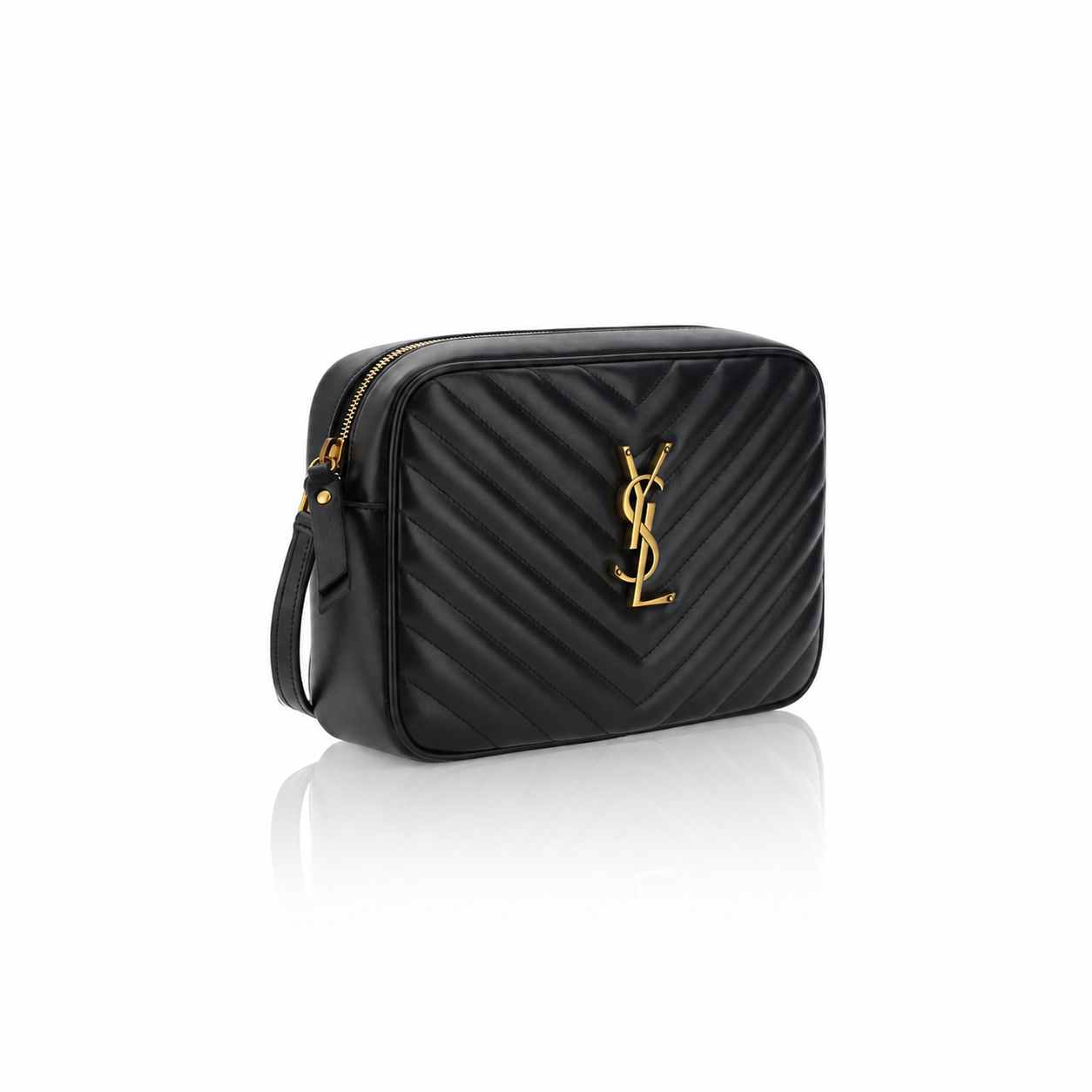 Saint Laurent Lou Quilted Leather Camera Bag