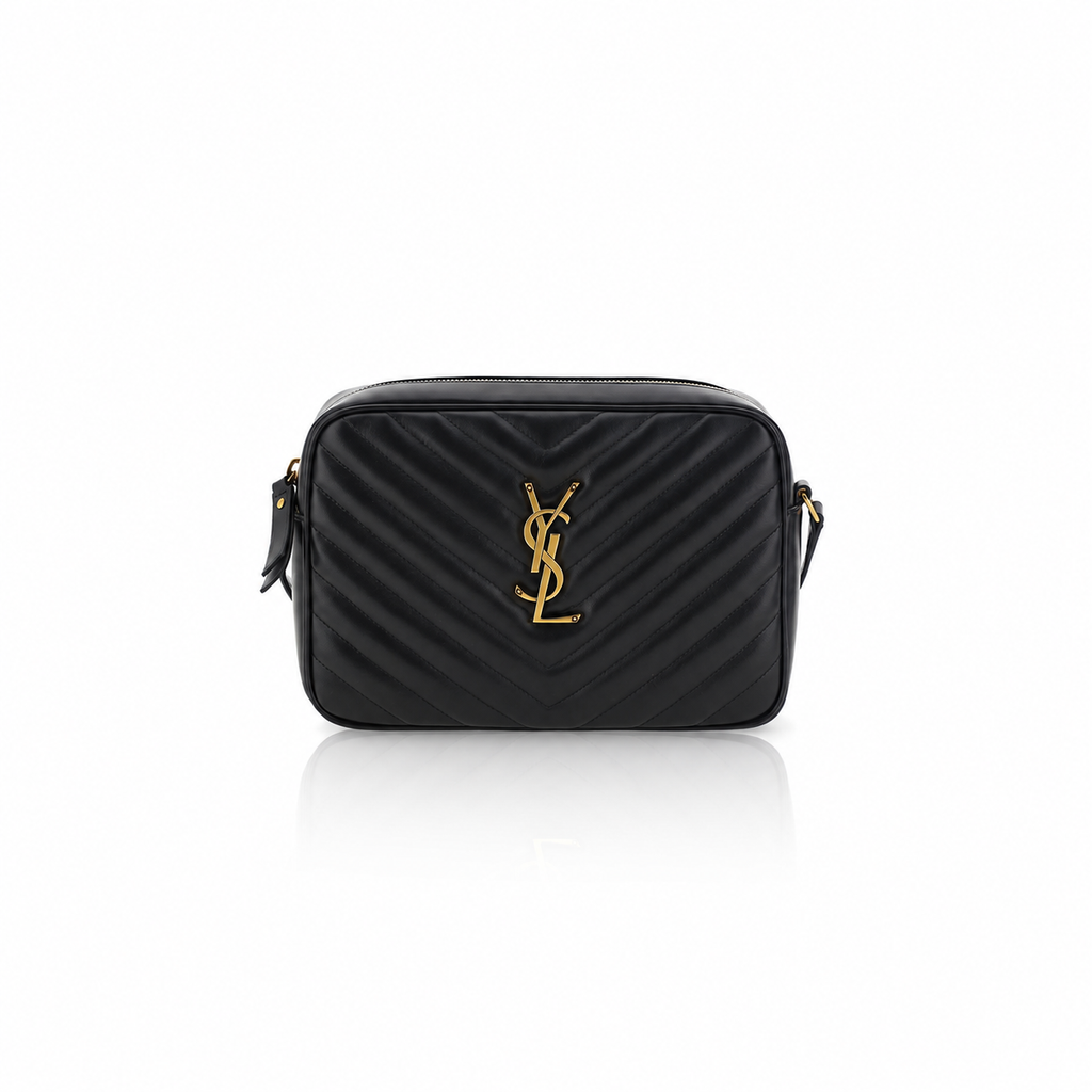 Saint Laurent Lou Quilted Leather Camera Bag