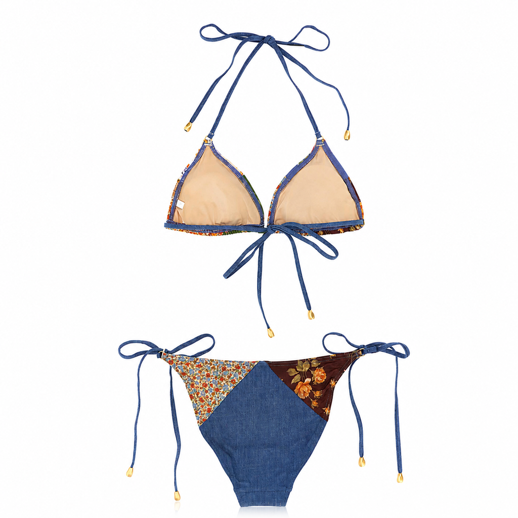 Zimmermann Lucky Cotton Mini Tri Bikini