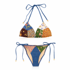 Zimmermann Lucky Cotton Mini Tri Bikini
