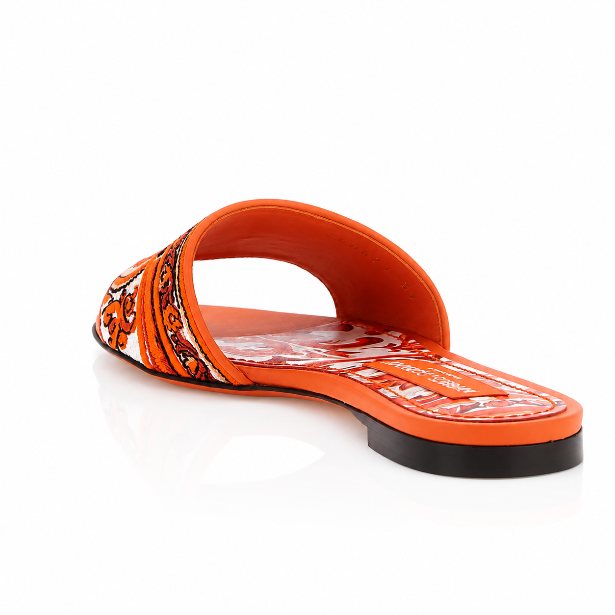 Dolce & Gabbana Majolica Bianca Slides