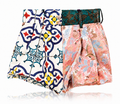 Dolce & Gabbana Majolica Brocade Hot Shorts