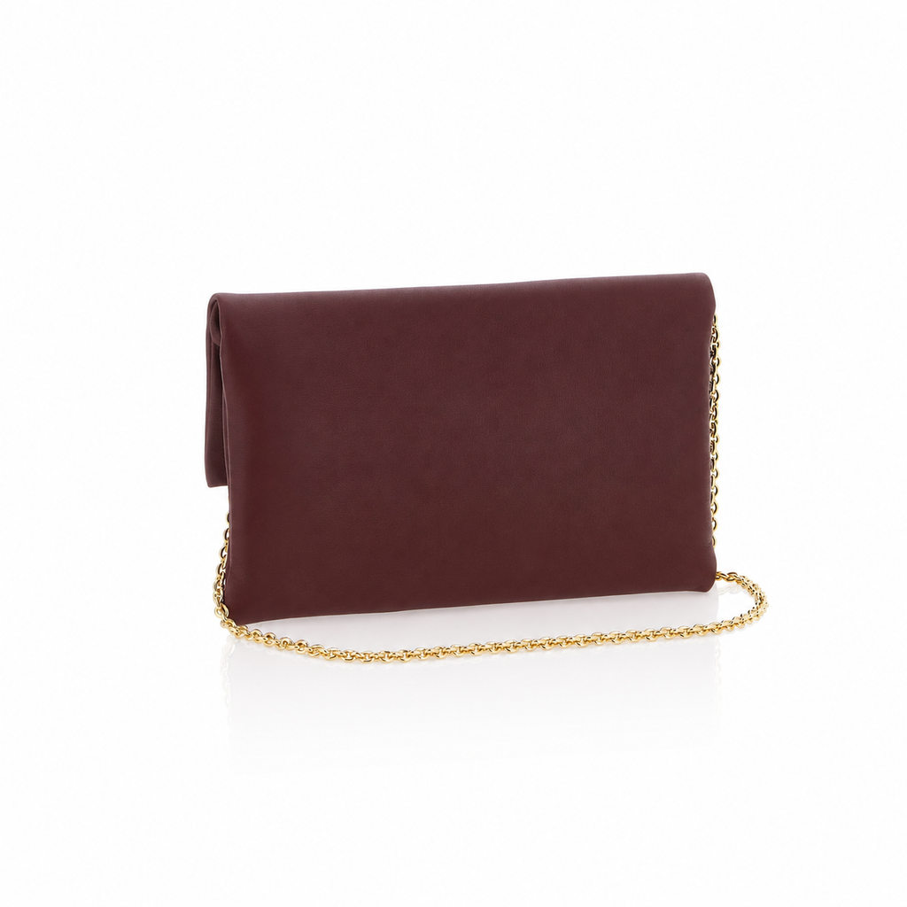 Fendi Mamma Baguette Pouch Burgundy