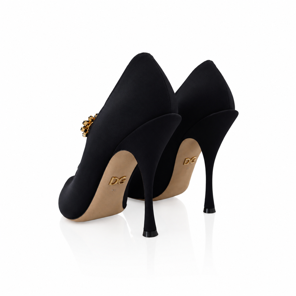 Dolce & Gabbana Mary Jane Crystal Pumps