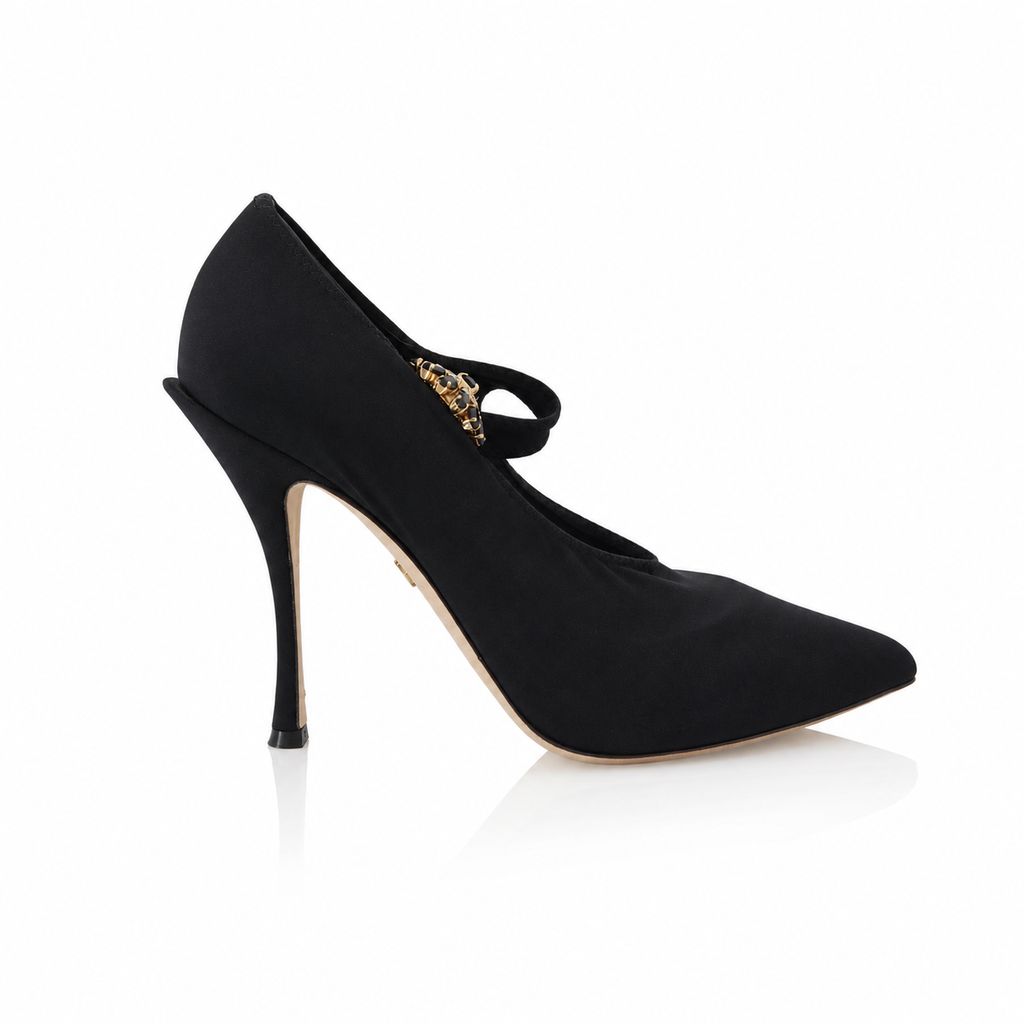 Dolce & Gabbana Mary Jane Crystal Pumps